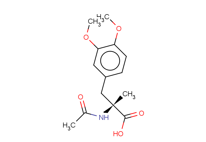 (2R)-3-(3,4-dimethoxyphenyl)-2-acetamido-2-methylpropanoic acid