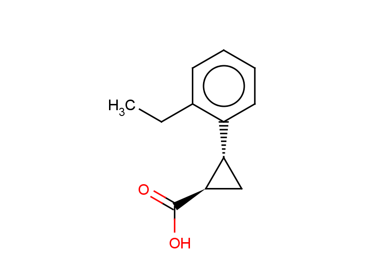 rac-(1R,2R)-2-(2-ethylphenyl)cyclopropane-1-carboxylic acid, trans