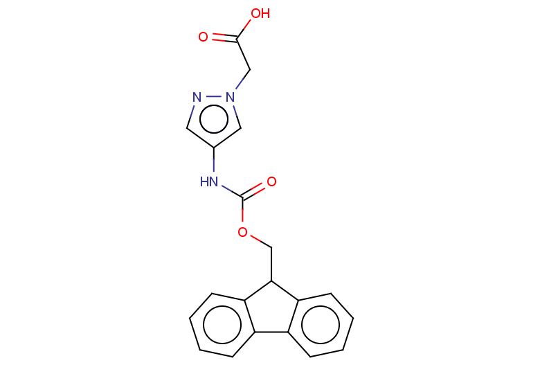 2-[4-({[(9H-fluoren-9-yl)methoxy]carbonyl}amino)-1H-pyrazol-1-yl]acetic acid