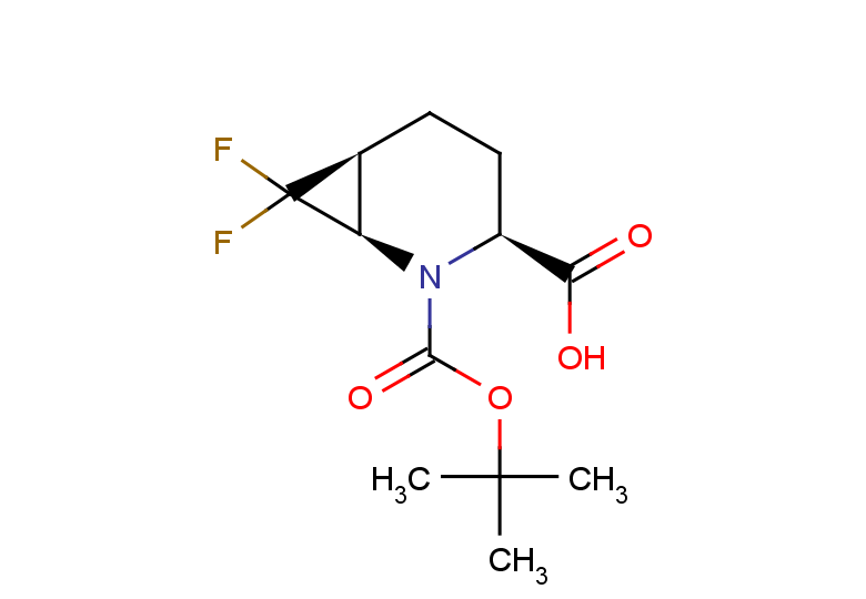 (1R,3S,6S)-2-[(tert-butoxy)carbonyl]-7,7-difluoro-2-azabicyclo[4.1.0]heptane-3-carboxylic acid