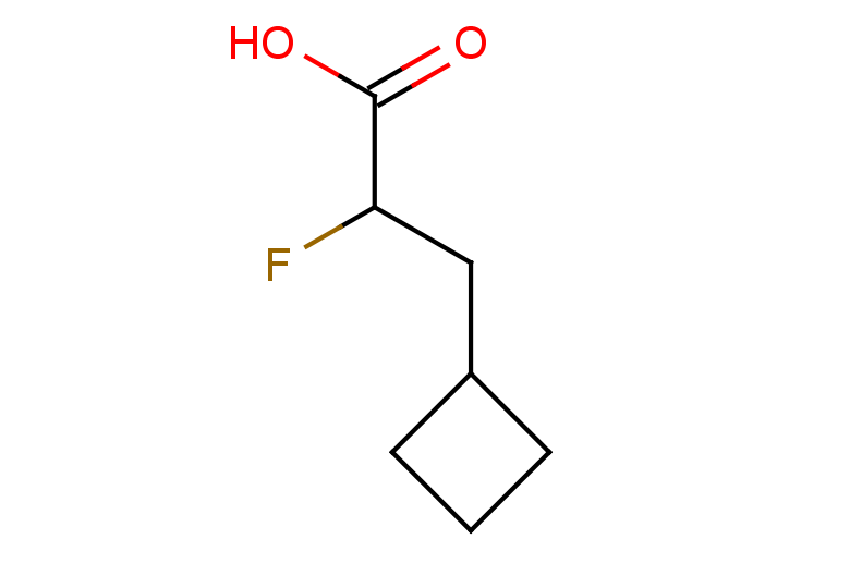 3-cyclobutyl-2-fluoropropanoic acid