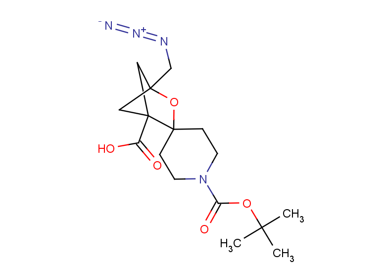 4-(azidomethyl)-1'-[(tert-butoxy)carbonyl]-3-oxaspiro[bicyclo[2.1.1]hexane-2,4'-piperidine]-1-carboxylic acid