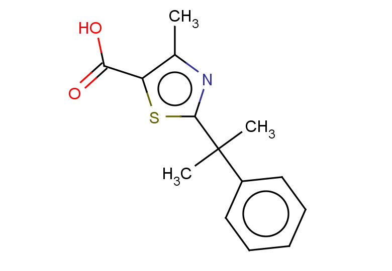 4-methyl-2-(2-phenylpropan-2-yl)-1,3-thiazole-5-carboxylic acid