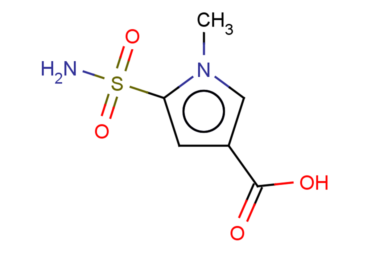 1-methyl-5-sulfamoyl-1H-pyrrole-3-carboxylic acid