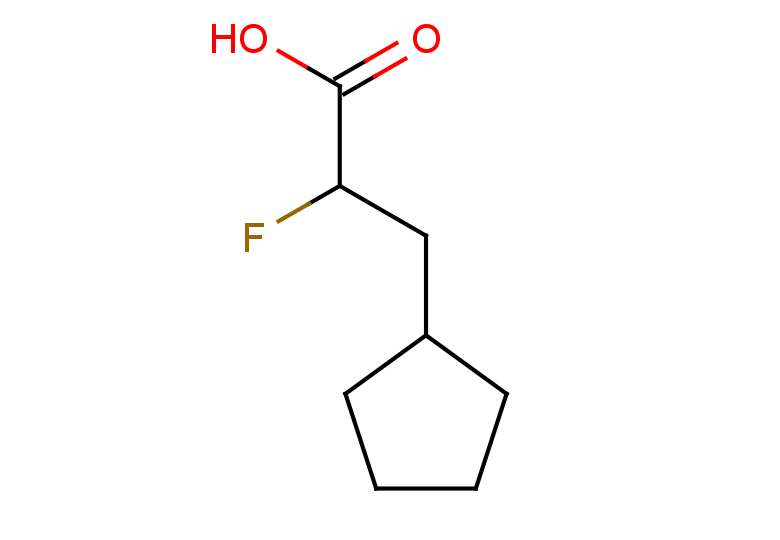 3-cyclopentyl-2-fluoropropanoic acid