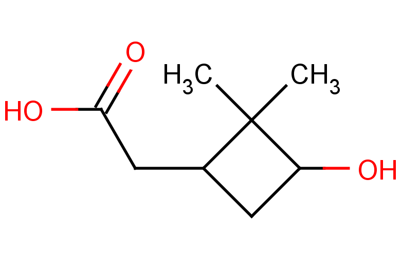 2-(3-HYDROXY-2,2-DIMETHYLCYCLOBUTYL)ACETIC ACID, Mixture of diastereomers