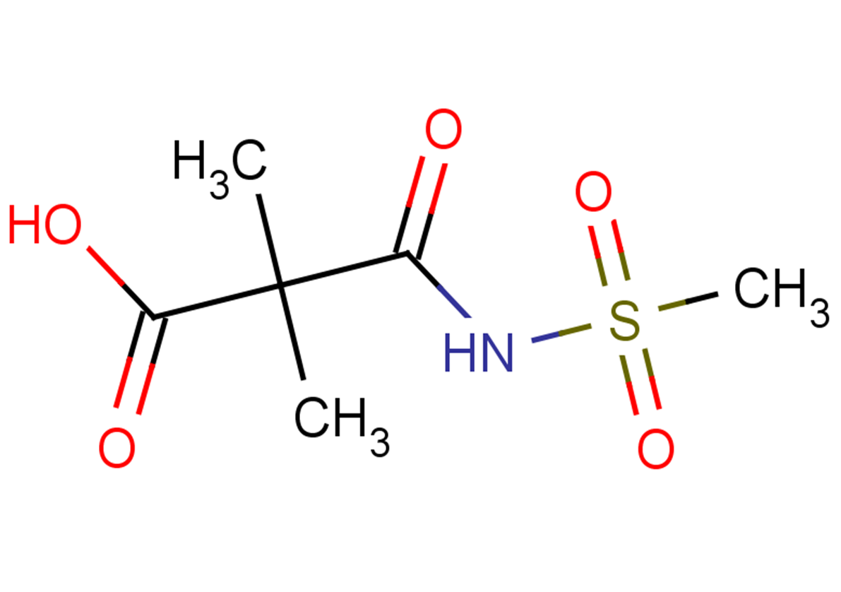 2-(methanesulfonylcarbamoyl)-2,2-dimethylacetic acid