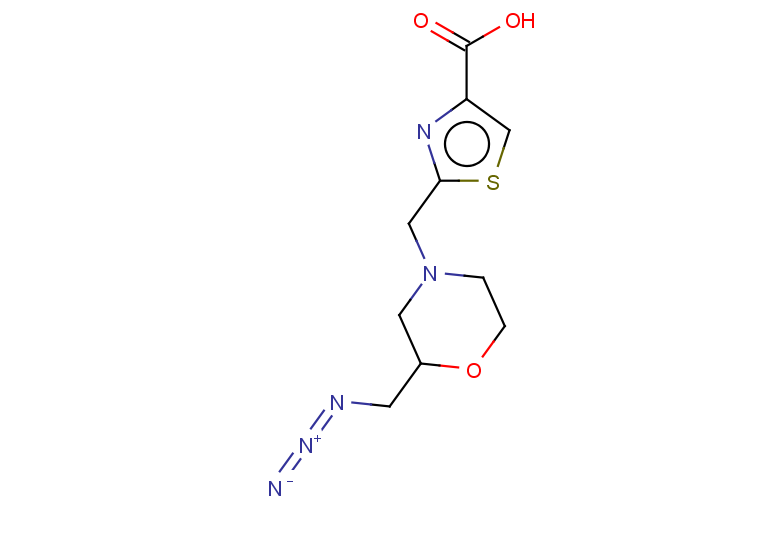 2-{[2-(azidomethyl)morpholin-4-yl]methyl}-1,3-thiazole-4-carboxylic acid