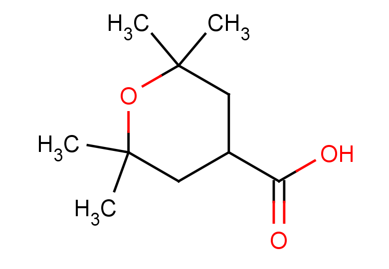 2,2,6,6-tetramethyloxane-4-carboxylic acid