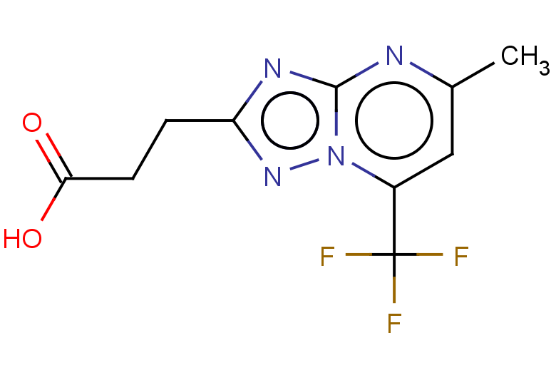 3-[5-methyl-7-(trifluoromethyl)-[1,2,4]triazolo[1,5-a]pyrimidin-2-yl]propanoic acid