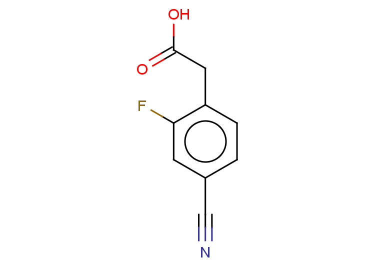 2-(4-cyano-2-fluorophenyl)acetic acid