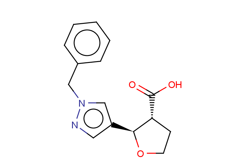 rac-(2R,3R)-2-(1-benzyl-1H-pyrazol-4-yl)oxolane-3-carboxylic acid, trans