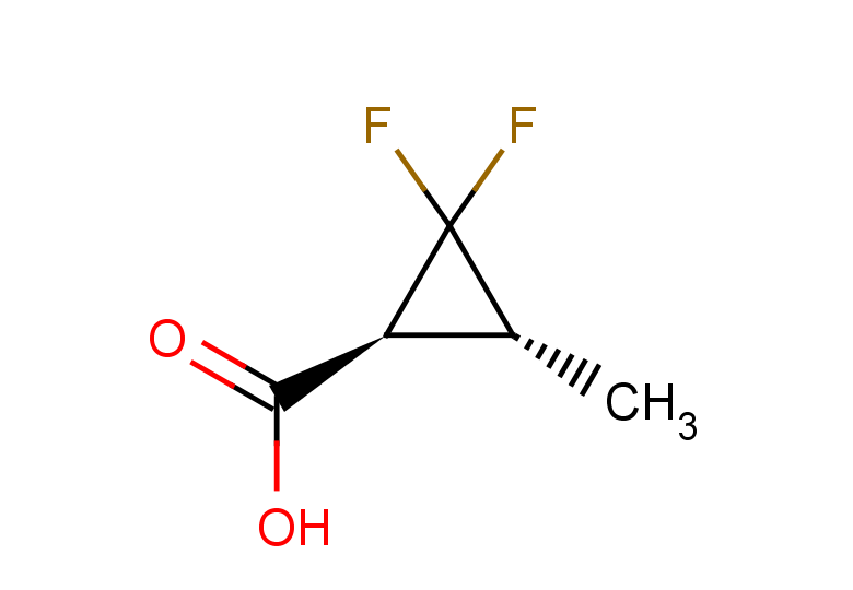 rac-(1R,3S)-2,2-difluoro-3-methylcyclopropane-1-carboxylic acid, trans