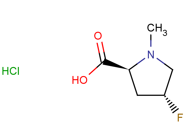 (2S,4R)-4-fluoro-1-methylpyrrolidine-2-carboxylic acid hydrochloride