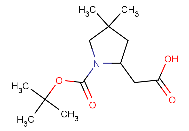 2-{1-[(tert-butoxy)carbonyl]-4,4-dimethylpyrrolidin-2-yl}acetic acid