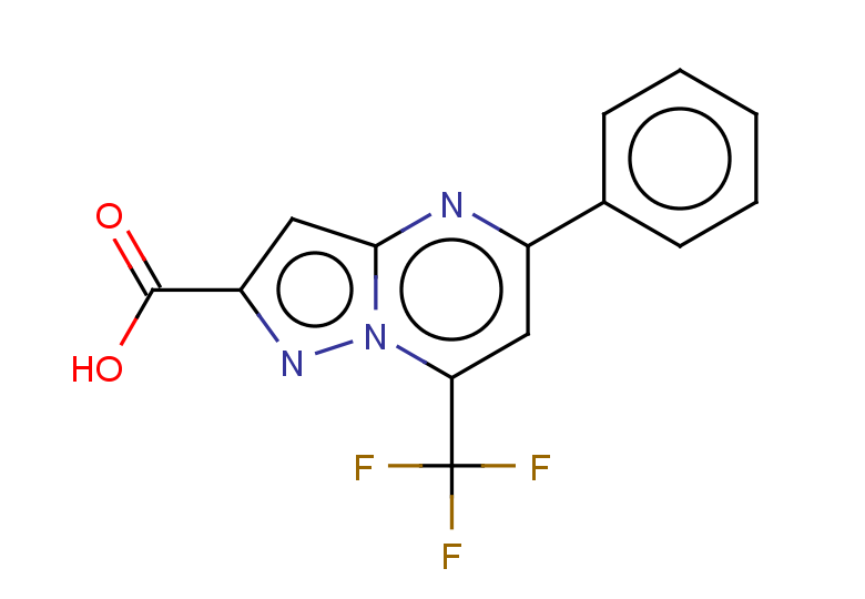 5-phenyl-7-(trifluoromethyl)pyrazolo[1,5-a]pyrimidine-2-carboxylic acid