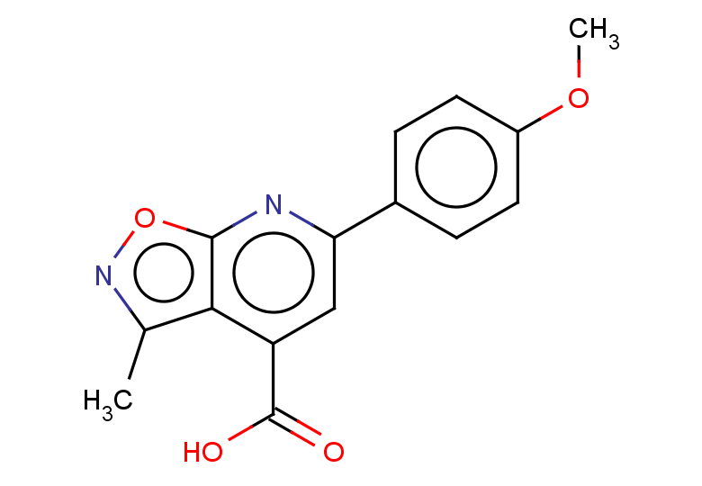 6-(4-methoxyphenyl)-3-methyl-[1,2]oxazolo[5,4-b]pyridine-4-carboxylic acid