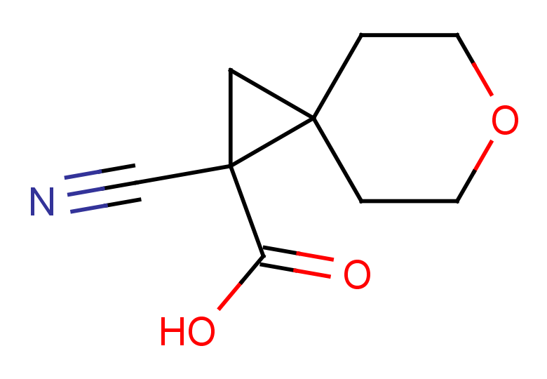 1-cyano-6-oxaspiro[2.5]octane-1-carboxylic acid