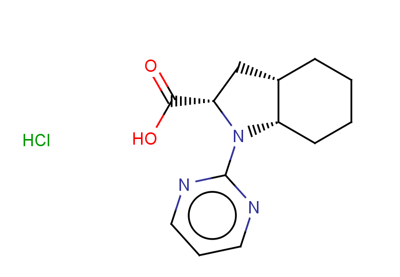(2S,3aS,7aS)-1-(pyrimidin-2-yl)-octahydro-1H-indole-2-carboxylic acid hydrochloride
