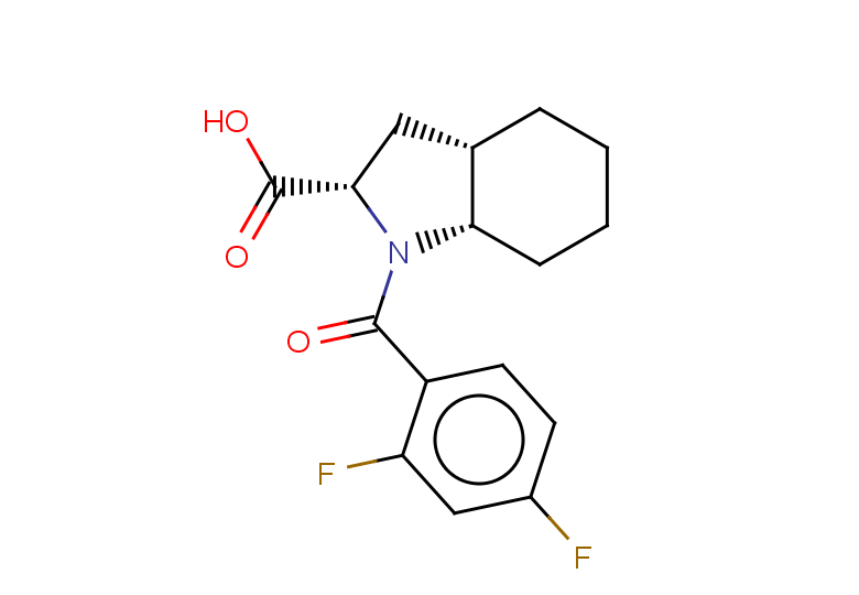(2S,3aS,7aS)-1-(2,4-difluorobenzoyl)-octahydro-1H-indole-2-carboxylic acid