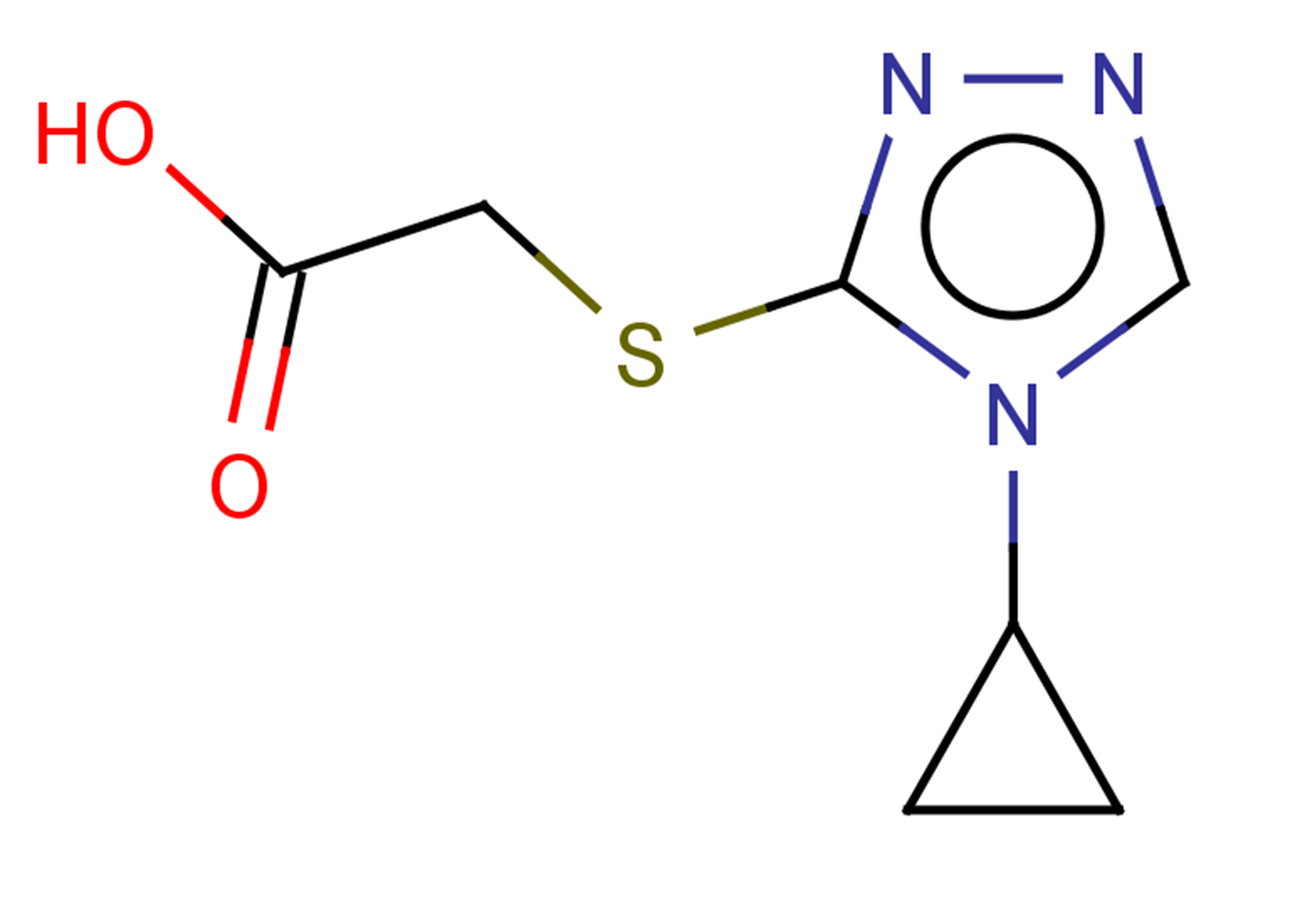 2-[(4-cyclopropyl-4H-1,2,4-triazol-3-yl)sulfanyl]acetic acid