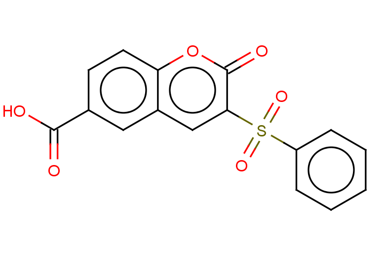 3-(benzenesulfonyl)-2-oxo-2H-chromene-6-carboxylic acid