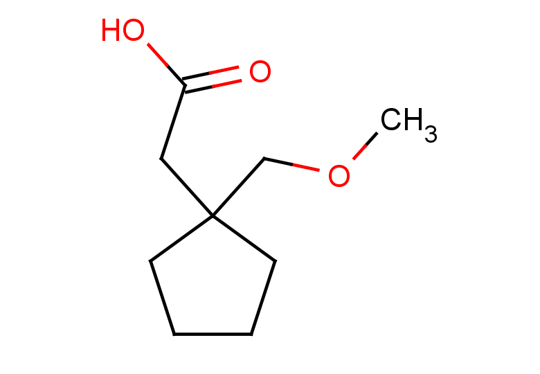 2-[1-(methoxymethyl)cyclopentyl]acetic acid