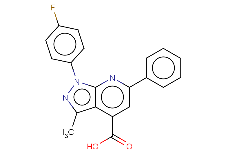 1-(4-fluorophenyl)-3-methyl-6-phenyl-1H-pyrazolo[3,4-b]pyridine-4-carboxylic acid
