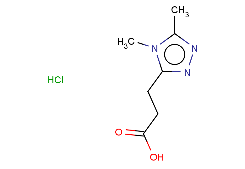 3-(dimethyl-4H-1,2,4-triazol-3-yl)propanoic acid hydrochloride