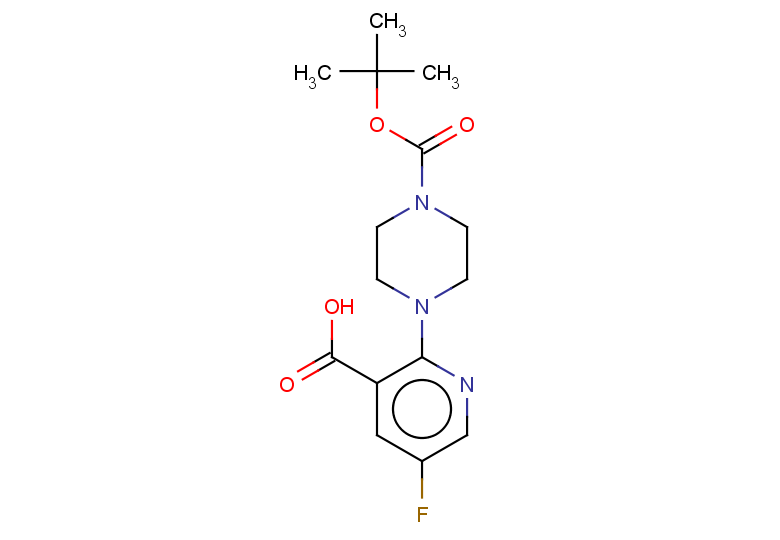 2-{4-[(tert-butoxy)carbonyl]piperazin-1-yl}-5-fluoropyridine-3-carboxylic acid