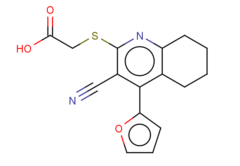2-{[3-cyano-4-(furan-2-yl)-5,6,7,8-tetrahydroquinolin-2-yl]sulfanyl}acetic acid