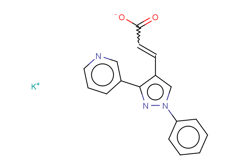 potassium 3-[1-phenyl-3-(pyridin-3-yl)-1H-pyrazol-4-yl]prop-2-enoate
