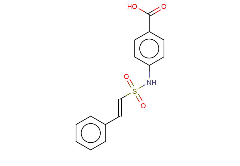 4-[(1E)-2-phenylethenesulfonamido]benzoic acid