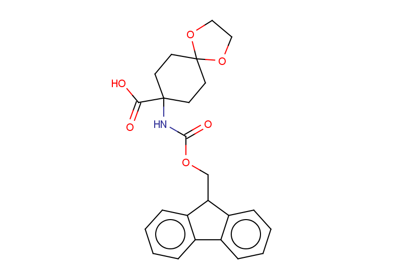 8-[[(9H-FLUOREN-9-YLMETHOXY)CARBONYL]AMINO]-1,4-DIOXASPIRO[4.5]DECANE-8-C+