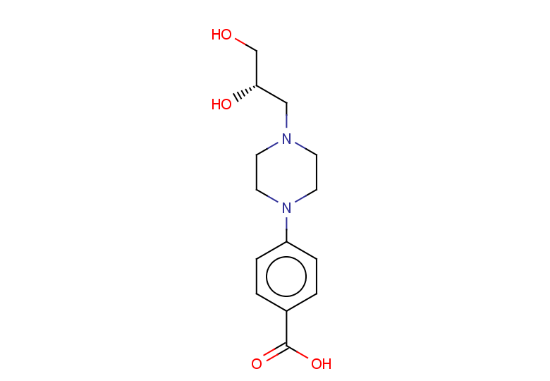 4-{4-[(2S)-2,3-dihydroxypropyl]piperazin-1-yl}benzoic acid
