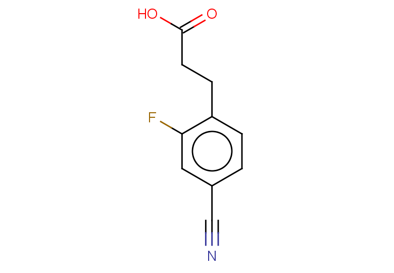 3-(4-cyano-2-fluorophenyl)propanoic acid
