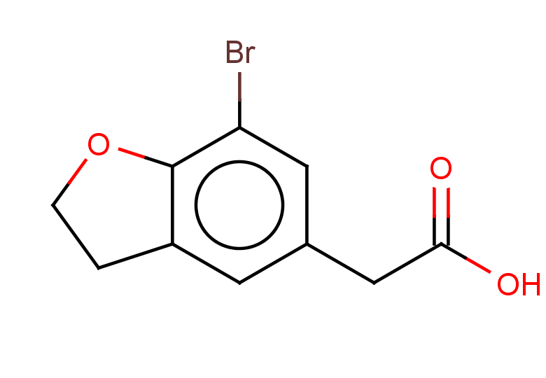 2-(7-bromo-2,3-dihydro-1-benzofuran-5-yl)acetic acid