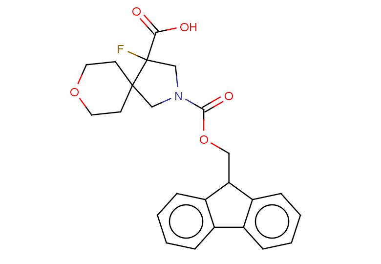 2-{[(9H-fluoren-9-yl)methoxy]carbonyl}-4-fluoro-8-oxa-2-azaspiro[4.5]decane-4-carboxylic acid