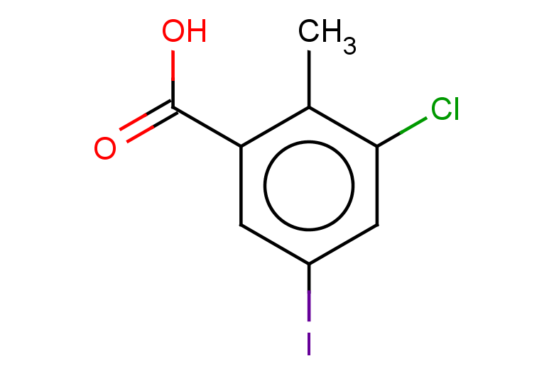 3-chloro-5-iodo-2-methylbenzoic acid