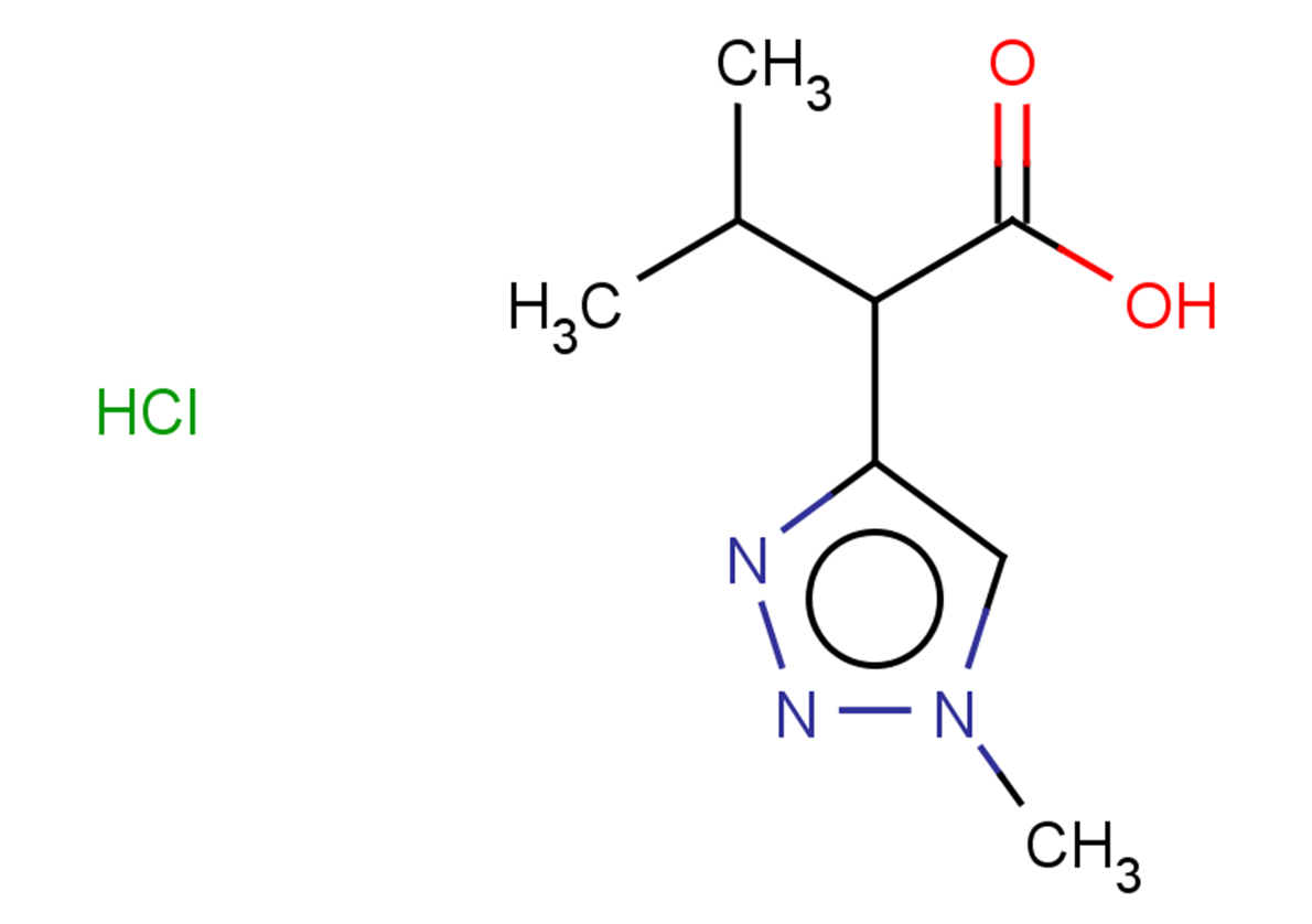 3-methyl-2-(1-methyl-1H-1,2,3-triazol-4-yl)butanoic acid hydrochloride