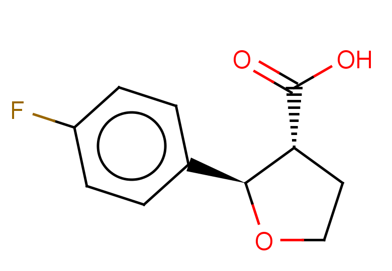 rac-(2R,3R)-2-(4-fluorophenyl)oxolane-3-carboxylic acid, trans