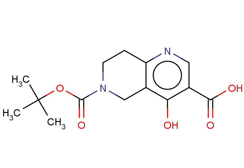 6-[(tert-butoxy)carbonyl]-4-hydroxy-5,6,7,8-tetrahydro-1,6-naphthyridine-3-carboxylic acid