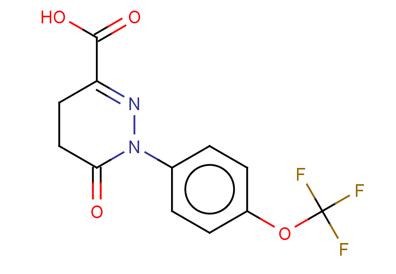 6-oxo-1-[4-(trifluoromethoxy)phenyl]-1,4,5,6-tetrahydropyridazine-3-carboxylic acid