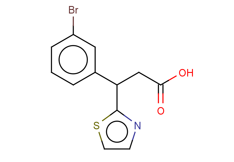 3-(3-bromophenyl)-3-(1,3-thiazol-2-yl)propanoic acid