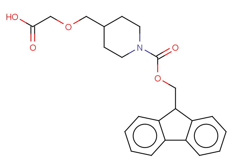 2-[(1-{[(9H-fluoren-9-yl)methoxy]carbonyl}piperidin-4-yl)methoxy]acetic acid