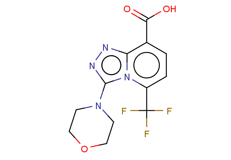3-(morpholin-4-yl)-5-(trifluoromethyl)-[1,2,4]triazolo[4,3-a]pyridine-8-carboxylic acid
