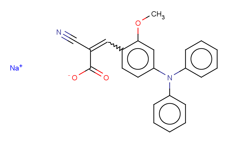 sodium 2-cyano-3-[4-(diphenylamino)-2-methoxyphenyl]prop-2-enoate