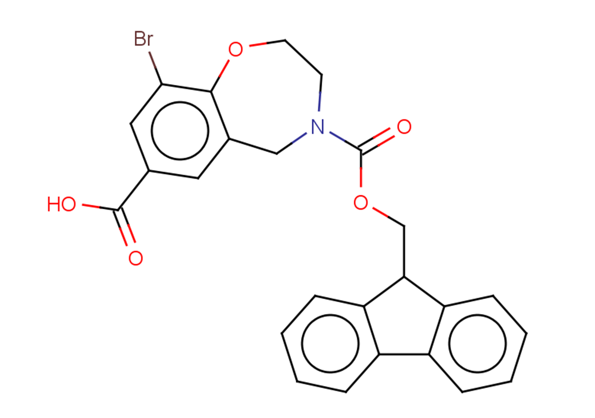 9-bromo-4-{[(9H-fluoren-9-yl)methoxy]carbonyl}-2,3,4,5-tetrahydro-1,4-benzoxazepine-7-carboxylic acid