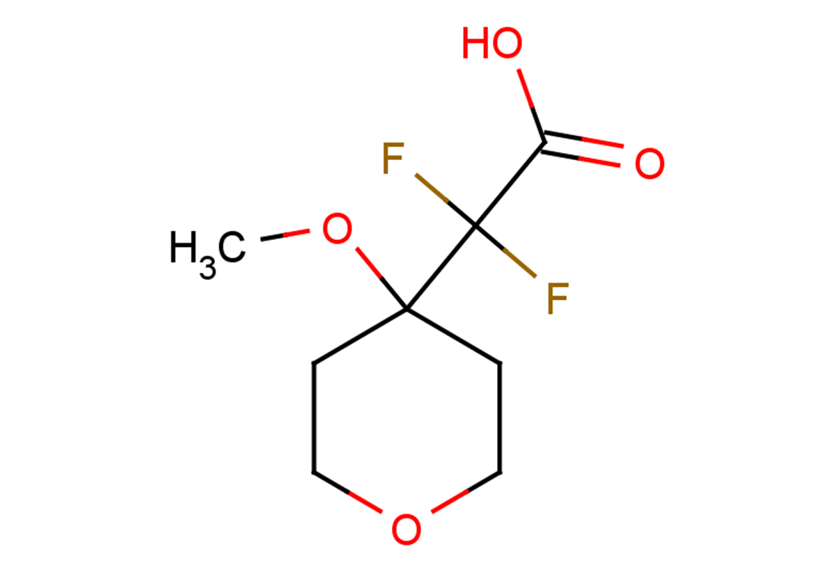 2,2-difluoro-2-(4-methoxyoxan-4-yl)acetic acid