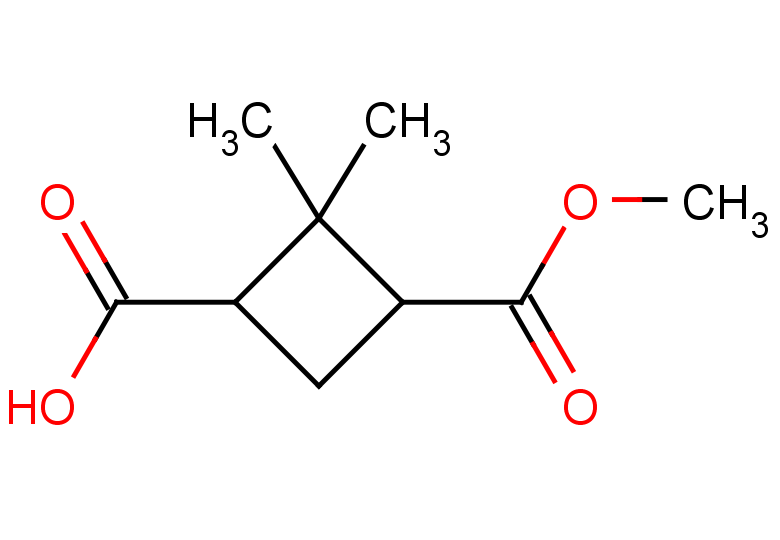 3-(methoxycarbonyl)-2,2-dimethylcyclobutane-1-carboxylic acid